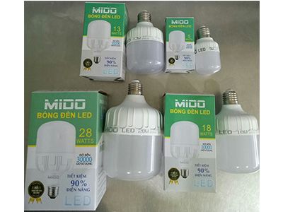 Bóng LED trụ MIDO các loại