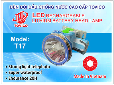 Đèn đội đầu TOVICO T17